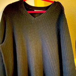 Black knit sweater